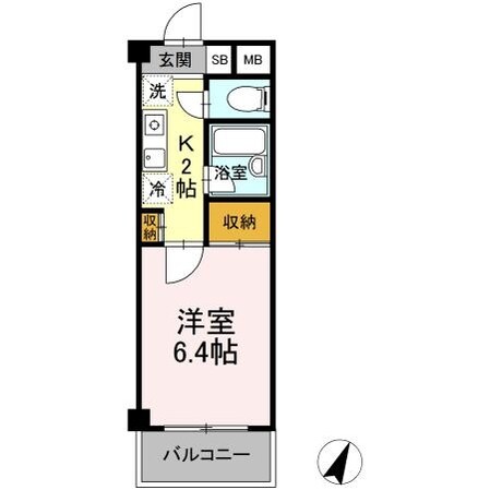 PARK K-1の物件間取画像